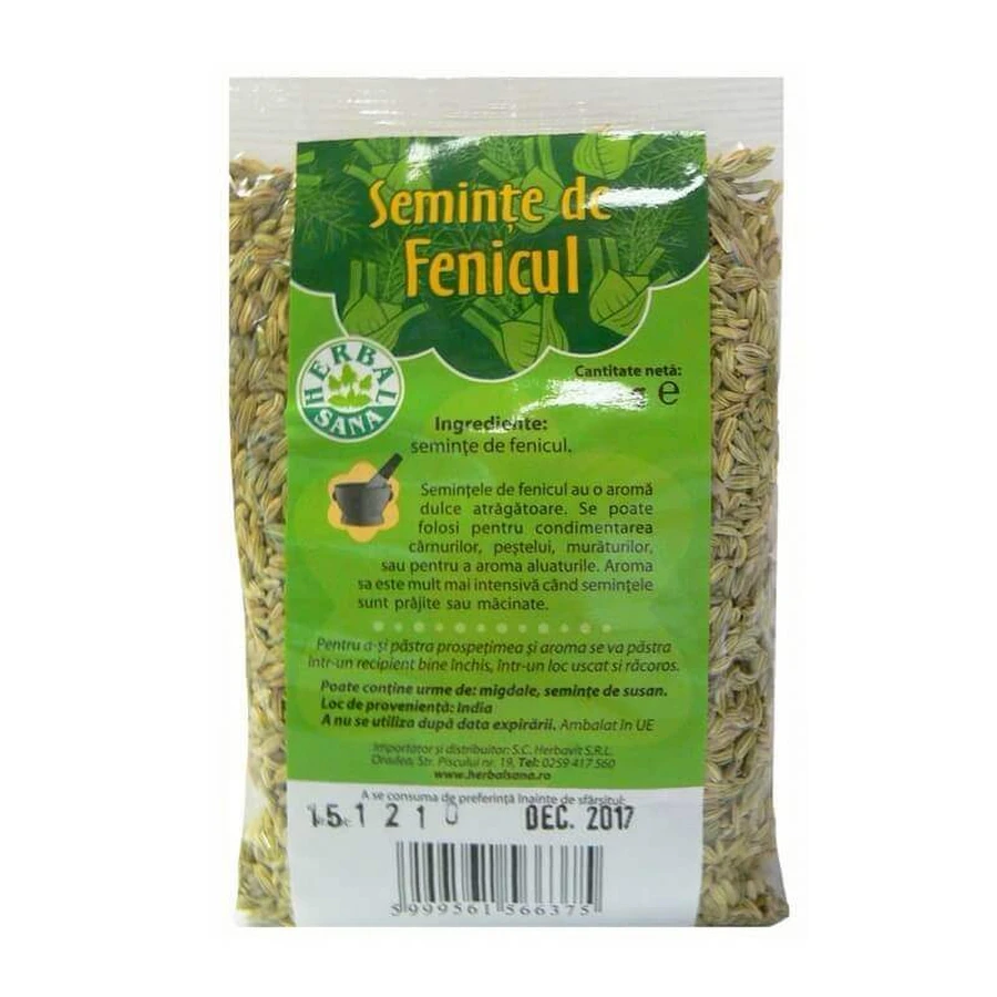 Семена фенхеля, 100 г, Herbal Sana: цены и характеристики