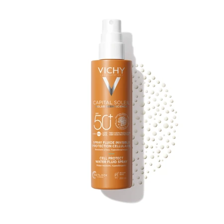 Vichy Capital Soleil Водостойкий флюид-спрей SPF50+ 200 мл: цены и характеристики