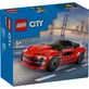 Красный спортивный автомобиль City, 60448, + 5 лет, Лего