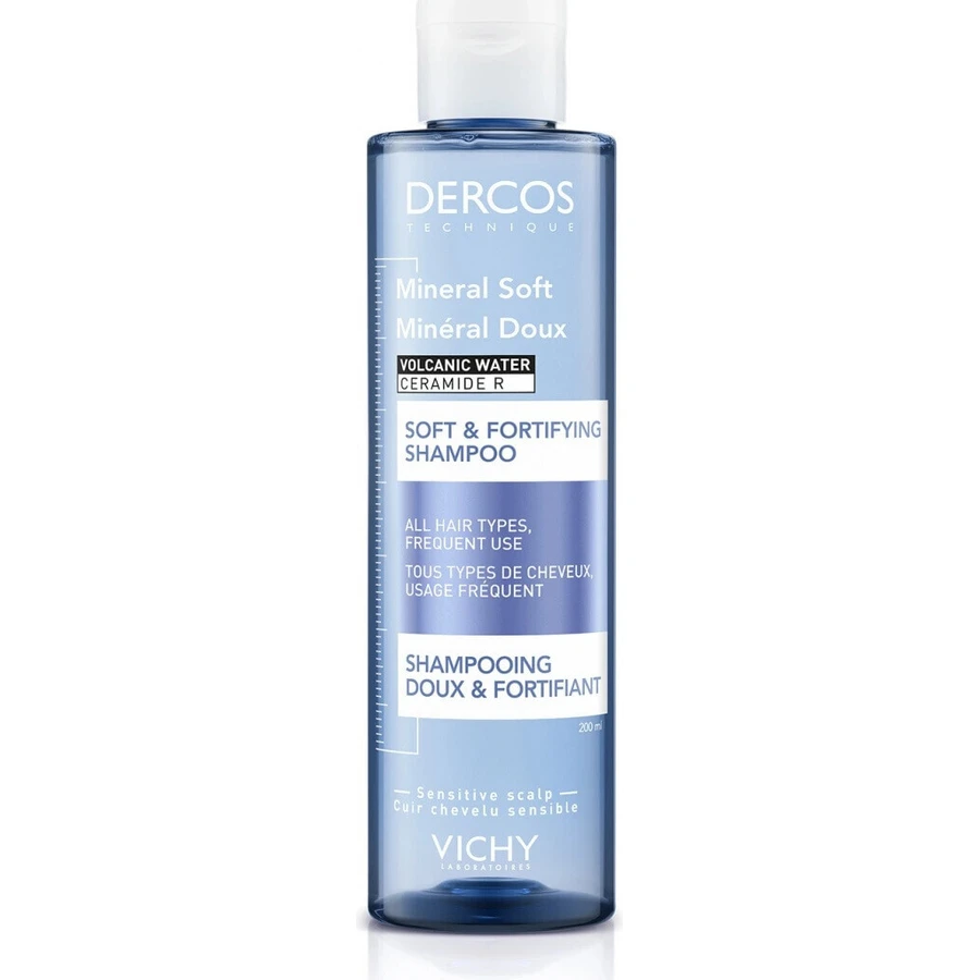 VICHY DERCOS Mineral Soft Shampoo 1×200 мл, шампунь: ціни та характеристики