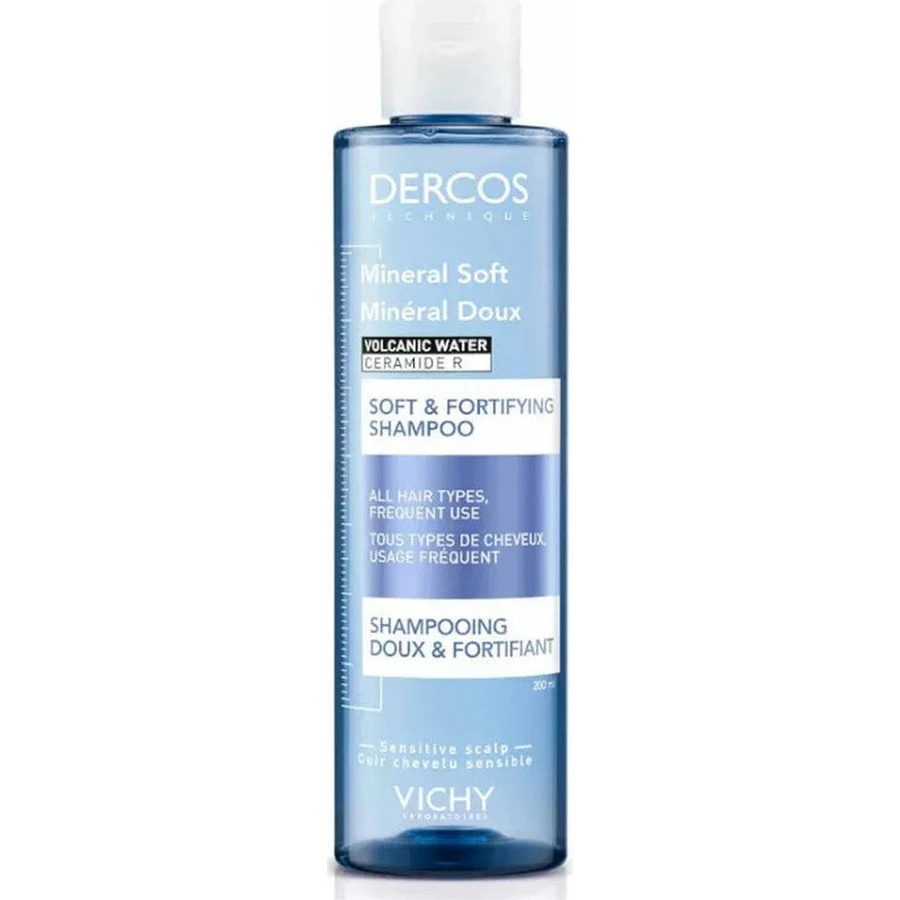 VICHY DERCOS Mineral Soft Shampoo 1×200 мл, шампунь: ціни та характеристики