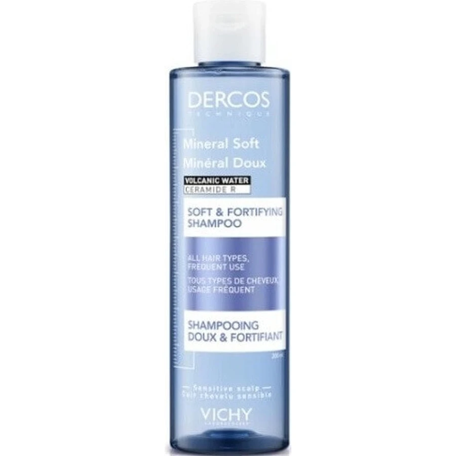 VICHY DERCOS Mineral Soft Shampoo 1×200 мл, шампунь: ціни та характеристики