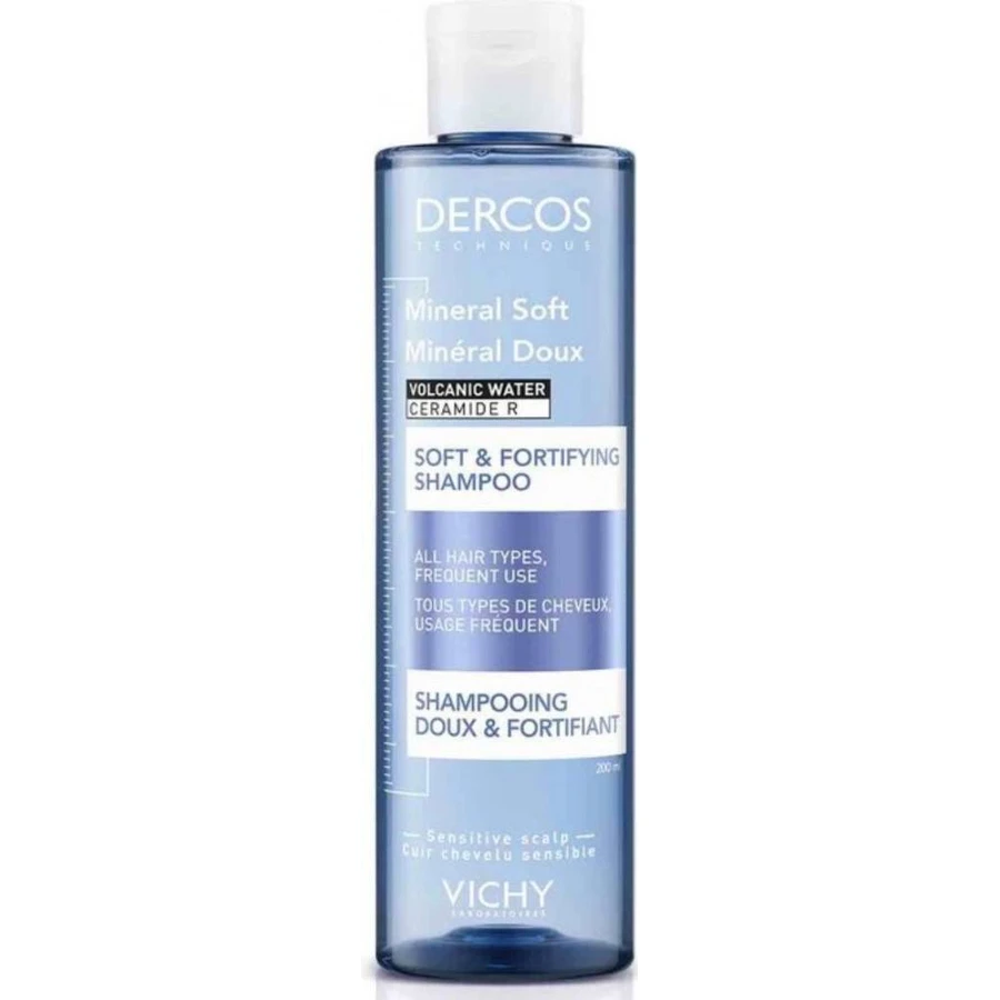 VICHY DERCOS Mineral Soft Shampoo 1×200 мл, шампунь: ціни та характеристики