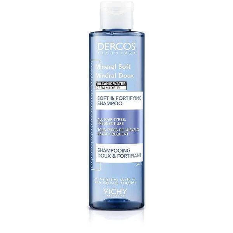VICHY DERCOS Mineral Soft Shampoo 1×200 мл, шампунь: ціни та характеристики