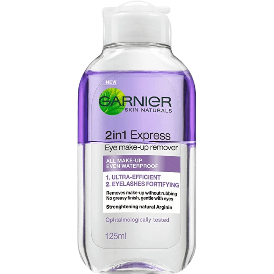 Garnier Skin Naturals 2в1, Зміцнюючий засіб для зняття макіяжу з очей 125 мл: ціни та характеристики