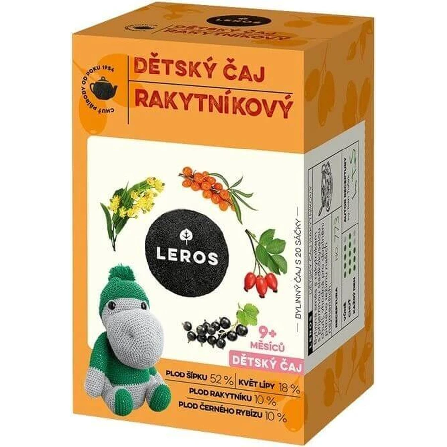 LEROS Дитячий чай - обліпиха 20×2 г, чай: ціни та характеристики