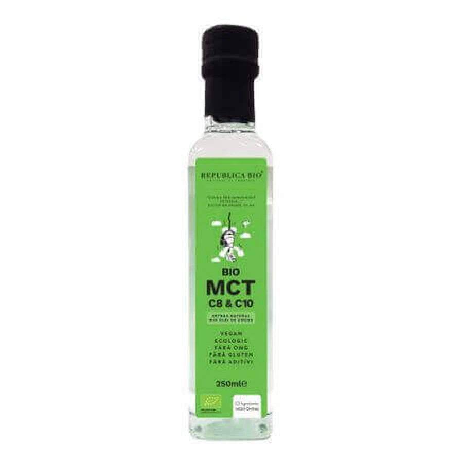 Органічний екстракт кокосової олії MCT C8 & C10, 250 мл, Organic Republic: ціни та характеристики