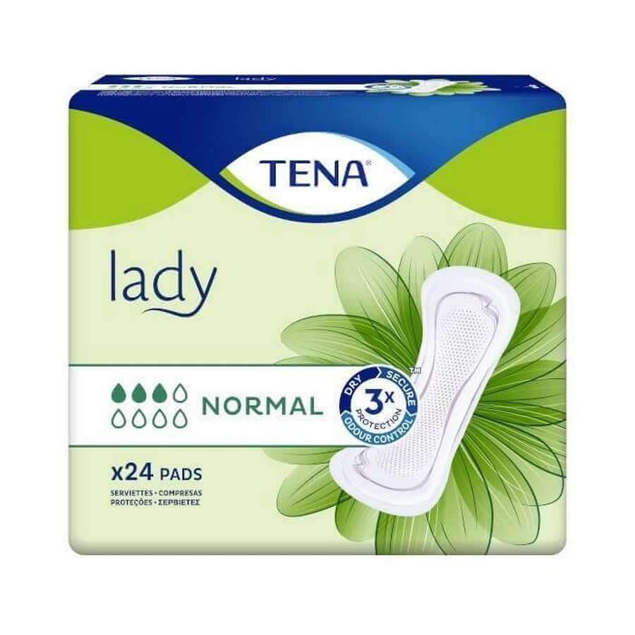 Урологічні прокладки Tena Lady Normal, 3 краплі, 24 шт.: ціни та характеристики