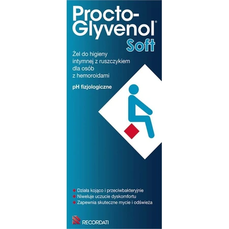 Гель для інтимної гігієни Procto-Glyvenol Soft Gel щоденний догляд при геморої, 180 мл: ціни та характеристики