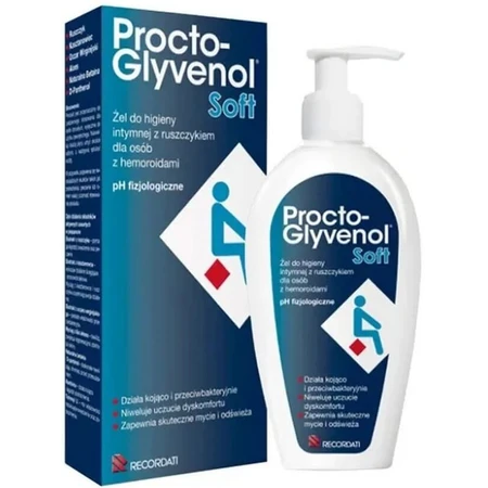 Гель для інтимної гігієни Procto-Glyvenol Soft Gel щоденний догляд при геморої, 180 мл: ціни та характеристики