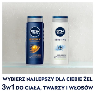 Nivea Men Sensitive el shower, 500 мл