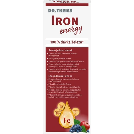 Dr Theiss Iron Energy 1×250 мл, пищевая добавка: цены и характеристики