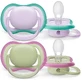 Пустышка Philips Avent Ultra air neutral 0-6м диева фиолетовая 2 шт