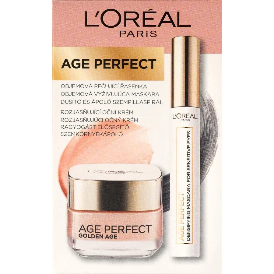 L'Oréal Paris Age Perfect - Набор "Золотой возраст" - объемная тушь + крем для глаз 22,4 мл: цены и характеристики