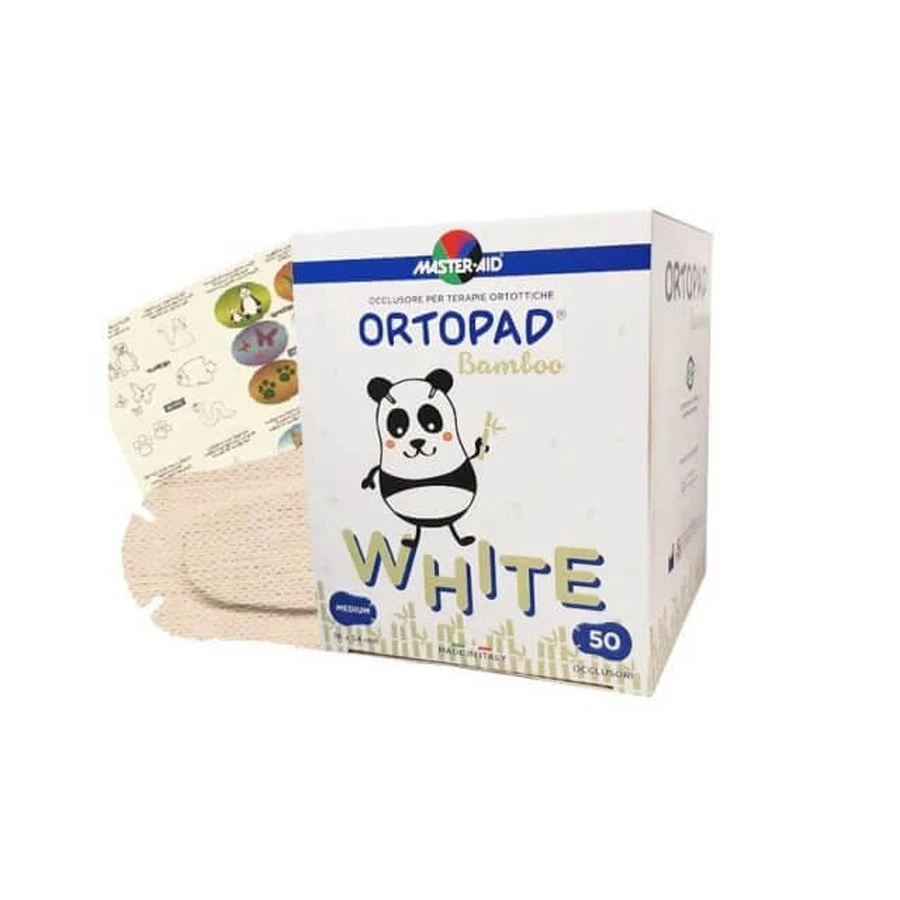 Пластир для очей Pietrasanta Pharma Ortopad Black Master-Aid Medium, дитячий, 76x54 мм, 50 шт.: ціни та характеристики