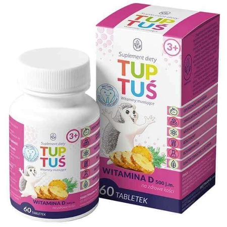 Tuptu Vitamin D 500 МО для здорових котів, 60 таблеток ВТРАЧЕНА УПАКОВКА: ціни та характеристики