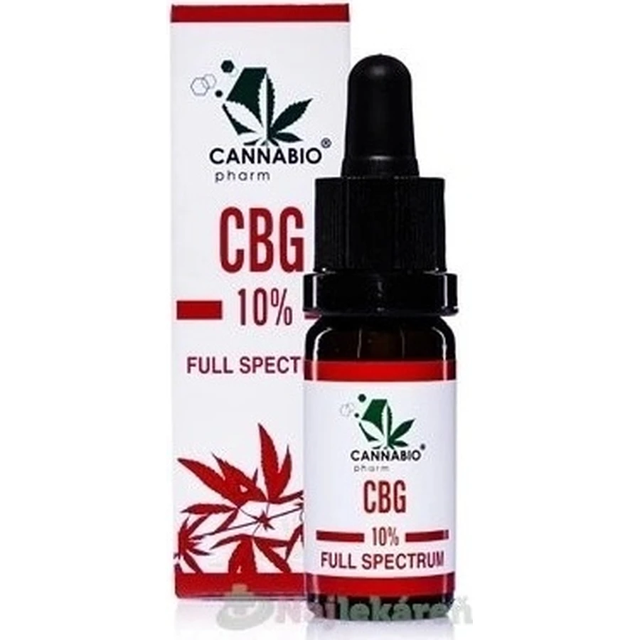 CANNABIOpharm CBG 10% FULL SPECTRUM 1×10 мл, масло CBG: цены и характеристики