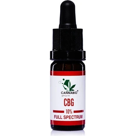 CANNABIOpharm CBG 10% FULL SPECTRUM 1×10 мл, масло CBG: цены и характеристики