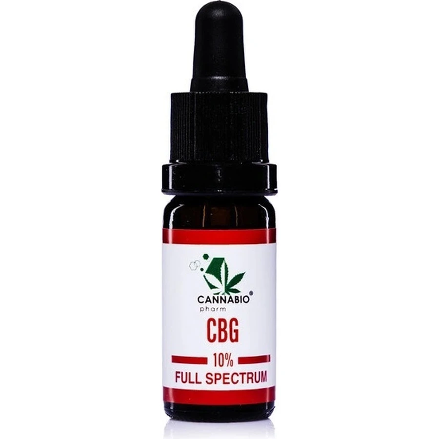 CANNABIOpharm CBG 10% FULL SPECTRUM 1×10 мл, масло CBG: цены и характеристики