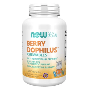Now Foods Berry Dophilus Kids, 120 таблеток для употребления