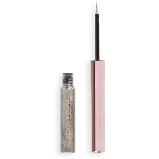 Revolution Super Flick Liquid Eyeliner Серебристая подводка для глаз 2,4 мл