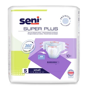 Seni Super Plus, подгузники, маленькие, 55-80 см, 10 шт.