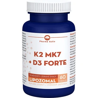 Pharma Activ ЛІПОЗОМАЛ К2 МК7 + D3 ФОРТЕ 60 капсул