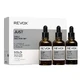 Кофеїновий пакет Just Caffeine 5%, 30 мл + Гіалуронова кислота Just Hyaluronic Acid 5%, 30 мл + Just Squalane, 30 мл, Revox