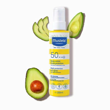 Сонцезахисний спрей Mustela SPF 50, 200 мл: ціни та характеристики