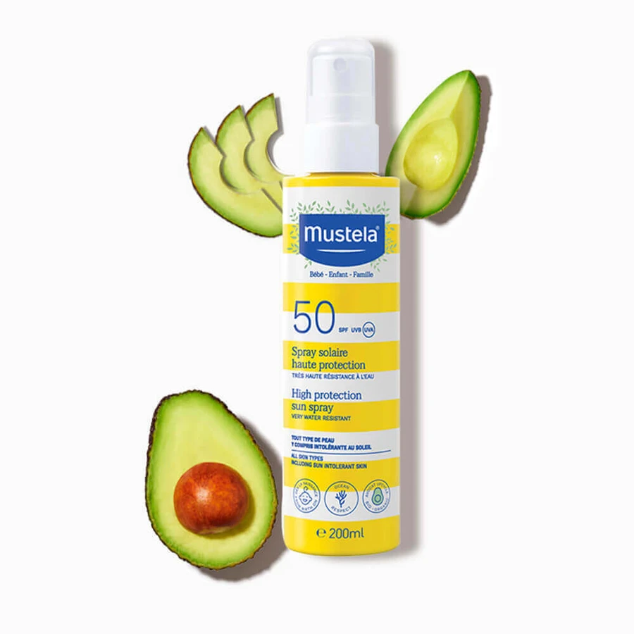 Сонцезахисний спрей Mustela SPF 50, 200 мл: ціни та характеристики