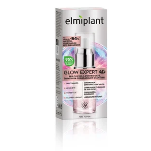 Сироватка для контуру очей Glow Expert 4D проти зморшок Glow Expert 4D, 15 мл, Elmiplant