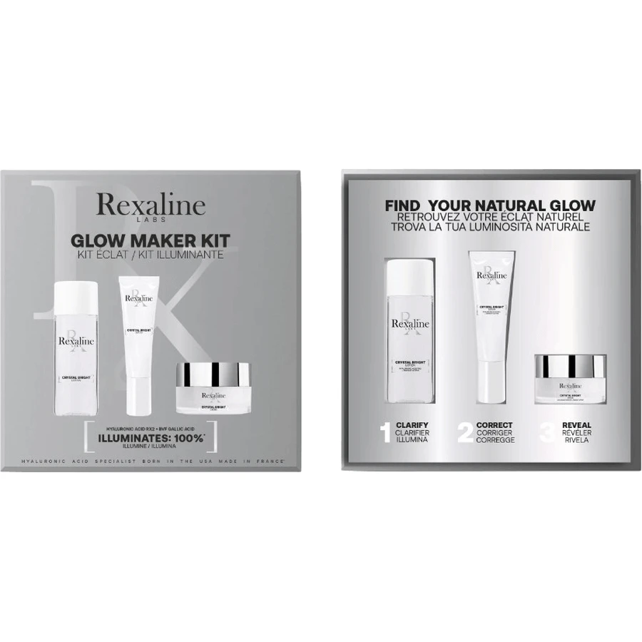 Rexaline Crystal Bright Skin Brightening Travel Set 3 шт.: цены и характеристики