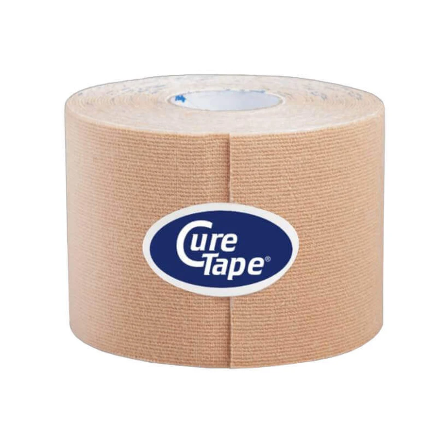 CureTape Classic, кінезіологічна стрічка, бежева, 5 см х 5 м, 1 шт.: ціни та характеристики