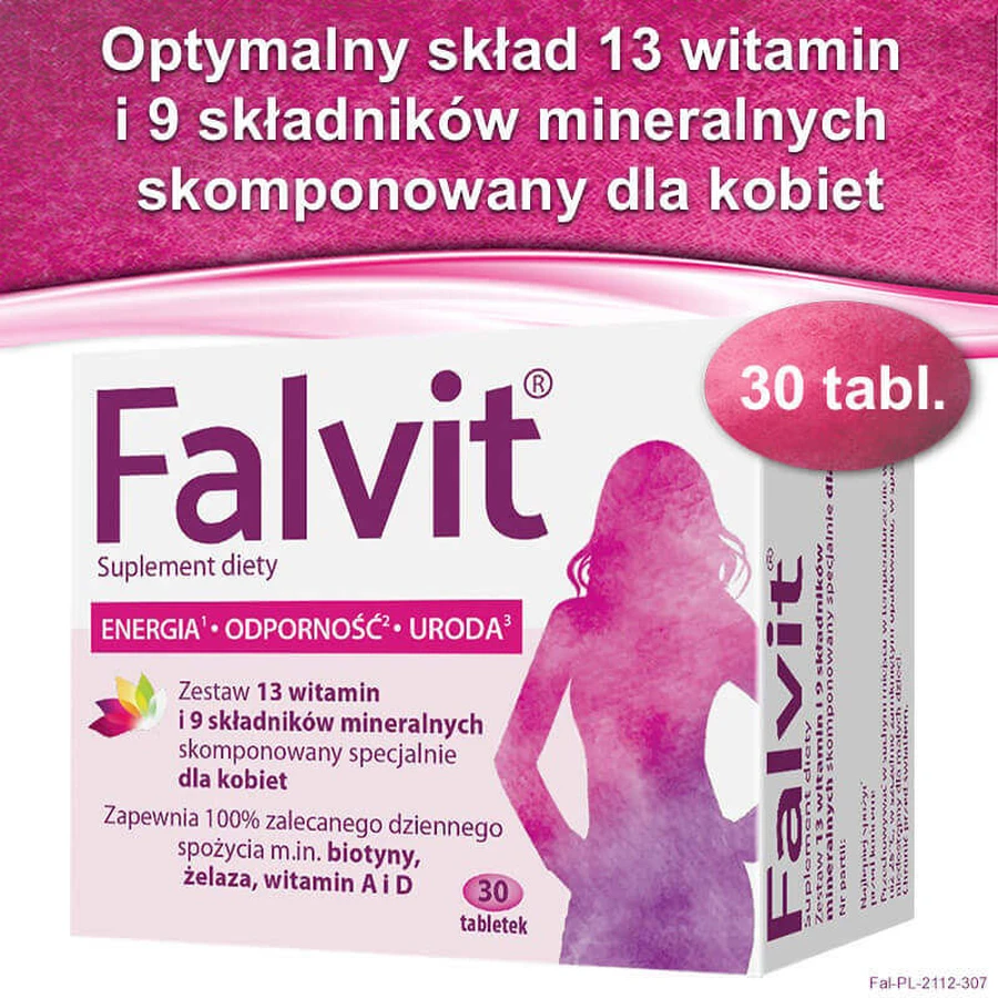 Фалвіт Jelfa Falvit, 30 таблеток: ціни та характеристики