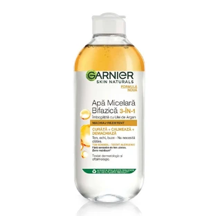 Мицеллярная вода Garnier Skin Naturals Biphasic, 400 мл, Loreal