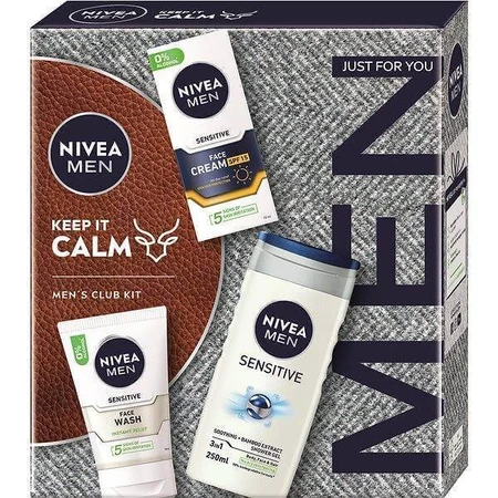 NIVEA MEN BOX FACE SENSITIVE 1×1 шт, подарочная упаковка: цены и характеристики