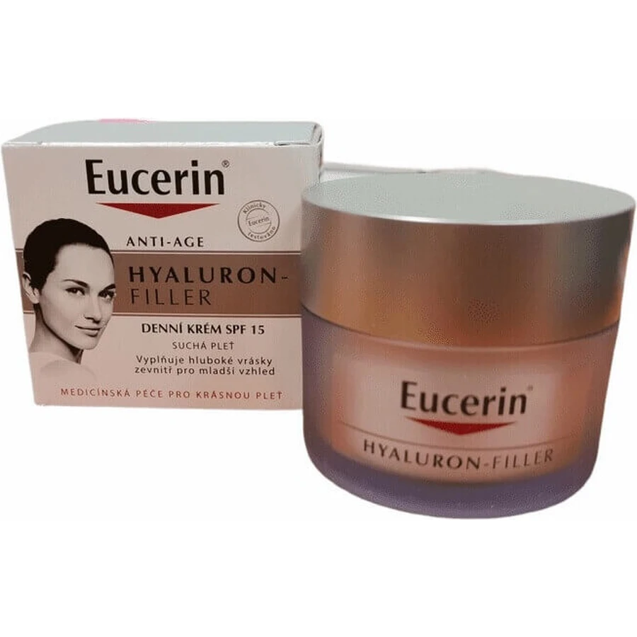 Eucerin HYALURON-FILLER денний крем проти зморшок 1×50 мл, крем для сухої шкіри: ціни та характеристики