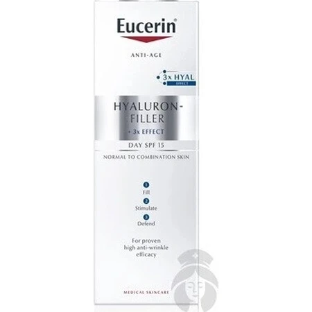 Eucerin HYALURON-FILLER денний крем проти зморшок 1×50 мл, крем для сухої шкіри: ціни та характеристики
