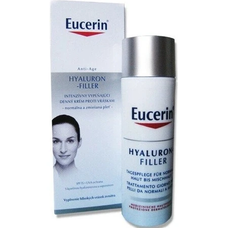 Eucerin HYALURON-FILLER денний крем проти зморшок 1×50 мл, крем для сухої шкіри: ціни та характеристики