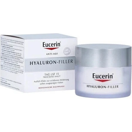Eucerin HYALURON-FILLER денний крем проти зморшок 1×50 мл, крем для сухої шкіри: ціни та характеристики