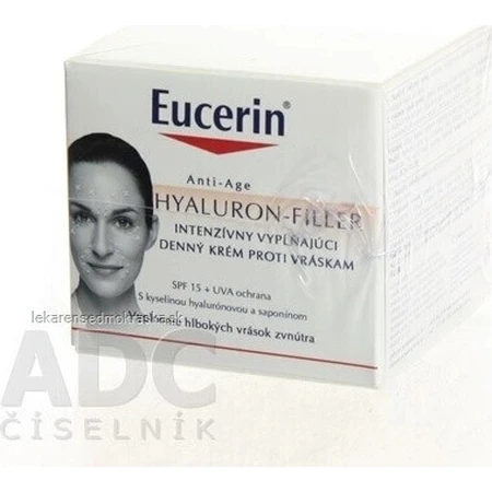 Eucerin HYALURON-FILLER денний крем проти зморшок 1×50 мл, крем для сухої шкіри: ціни та характеристики