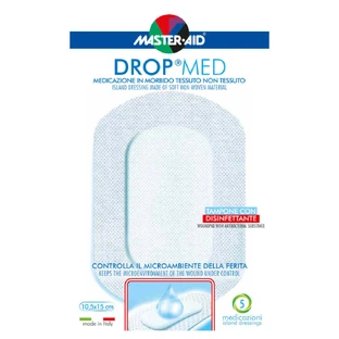 Пов'язка післяопераційна Drop Med 10,5x15 см, 5 шт, Pietrasanta Pharma