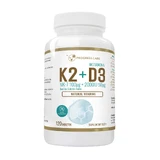 Progress Labs Вітамін K2 MK-7 від Natto 100 г + D3 2000 МО 50 г, 120 таблеток