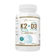 Progress Labs Вітамін K2 MK-7 від Natto 100 г + D3 2000 МО 50 г, 120 таблеток