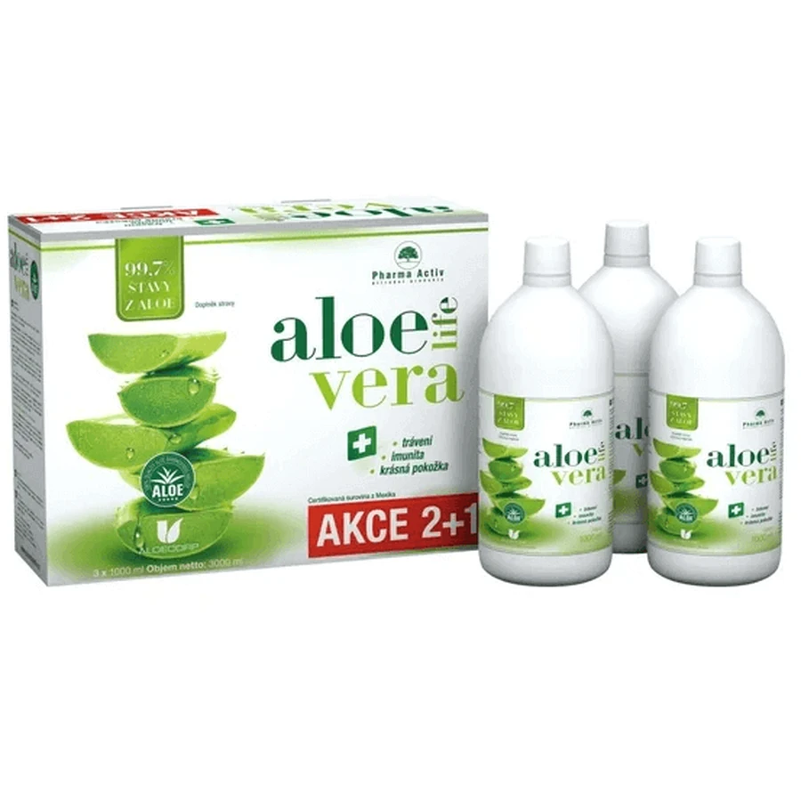Pharma Activ AloeVeraLife Natura 3 x 1000 мл: цены и характеристики