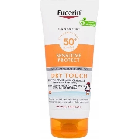 Eucerin SUN Дитячий гель-крем SENSITIVE PROTECT SPF 50+, 200 мл 1×200 мл, гель-крем: ціни та характеристики