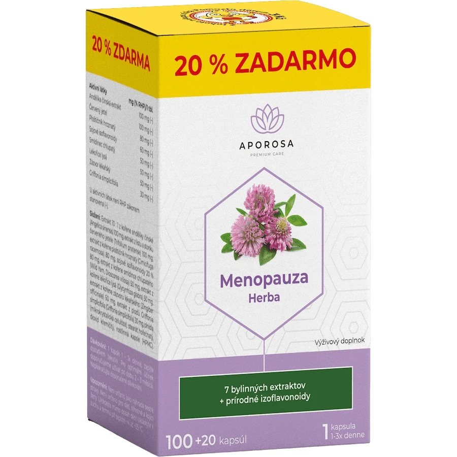 Aporosa Menopause Herba 120 капсул: ціни та характеристики