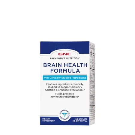 Формула здоровья мозга Gnc Профилактическое питание для здоровья мозга и нервной системы, 60 тб: цены и характеристики