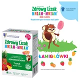 Леденец Healthy Yummy Yummy, разные вкусы, 7 штук + бесплатный буклет amiga