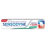 Sensodyne Sensitivity & Gum Gentle м'ятна зубна паста 1х75 мл, ніжна м'ятна зубна паста з мікропіною